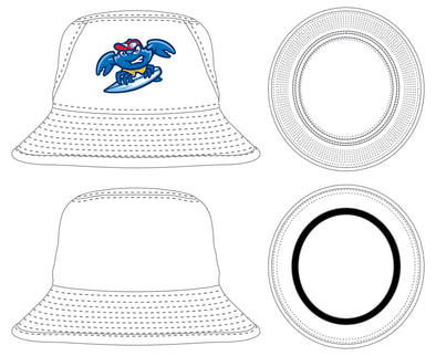 Jersey Shore BlueClaws New Era Bucket Hat White