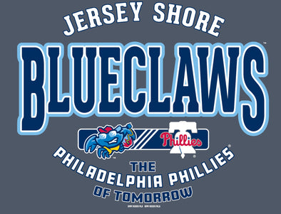 Jersey Shore BlueClaws Phillies Affiliate Heathered Navy T-Shirt