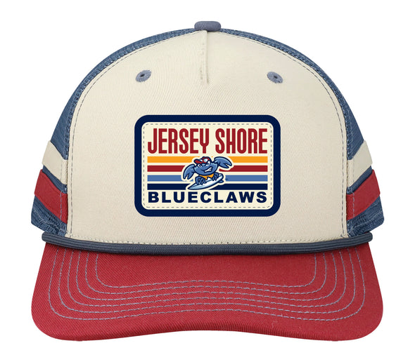 Jersey Shore BlueClaws Surfing Crab Classic Mesh Snapback