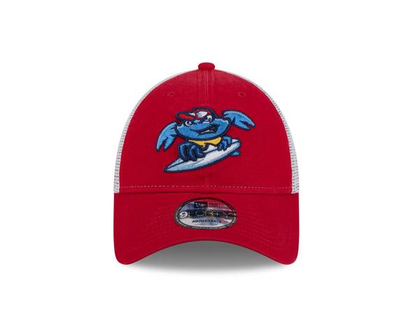 Jersey Shore BlueClaws New Era 940 Surfing Crab Trucker Cap