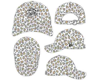 Jersey Shore BlueClaws New Era 9TWENTY Adjustable Leopard Print Cap