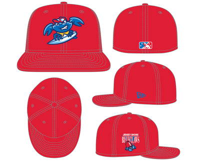 Jersey Shore BlueClaws 59FIFTY Throwback Side Patch Fitted Cap
