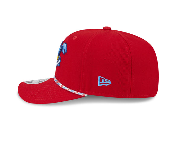 Jersey Shore BlueClaws New Era Red Cap With Rope