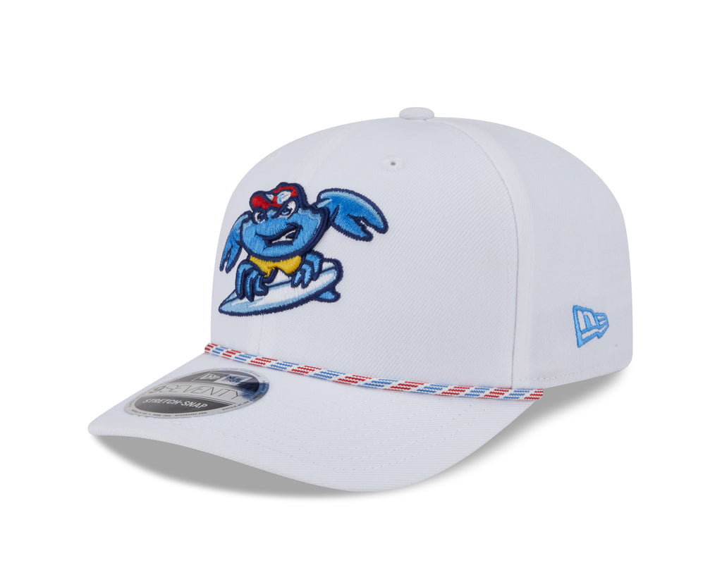 Jersey Shore BlueClaws New Era White Cap With Rope – Jersey Shore