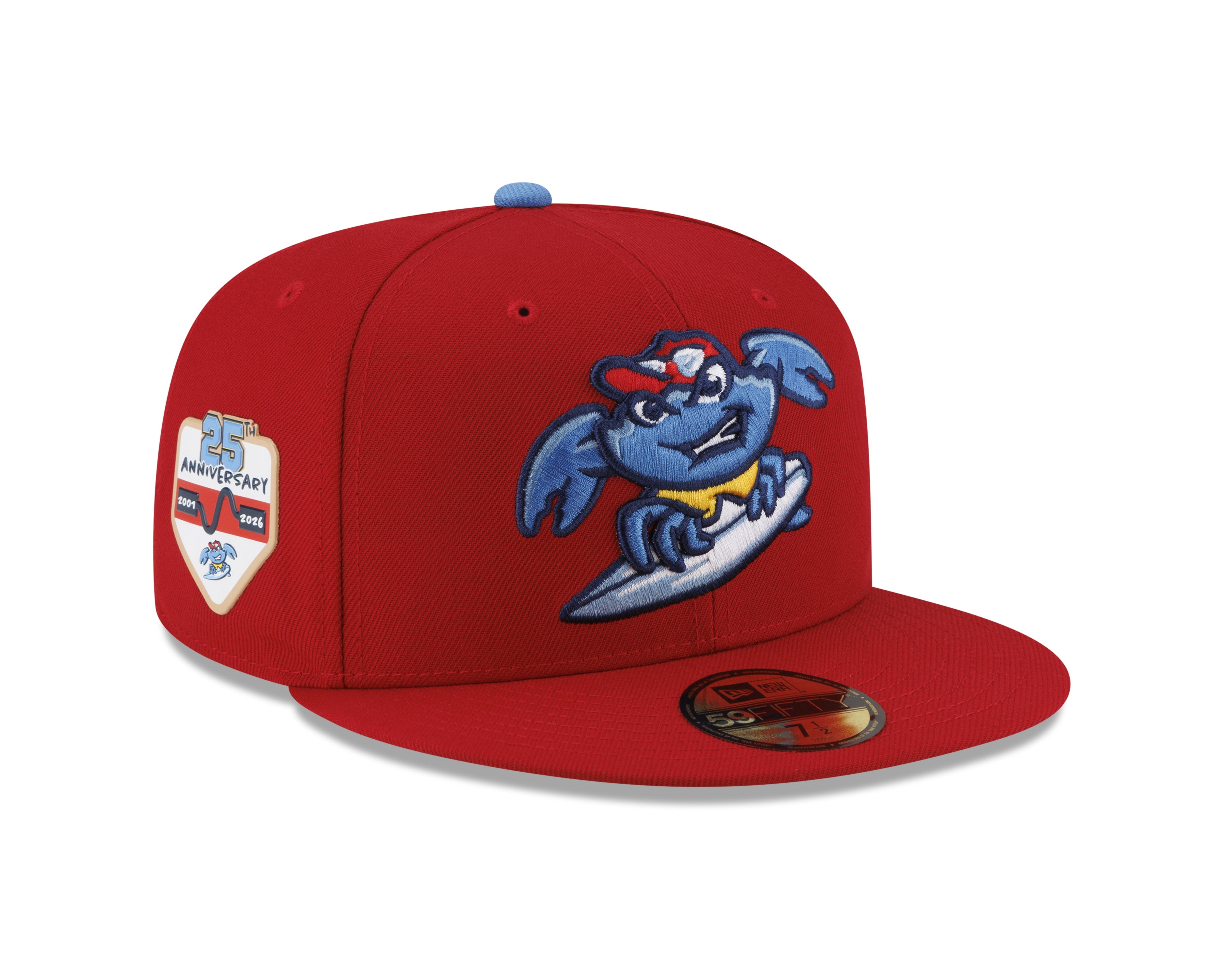 Jersey Shore BlueClaws New Era 25th Anniversary Side Patch Home