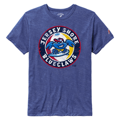 Jersey Shore BlueClaws Primary Logo Royal Blue T-Shirt