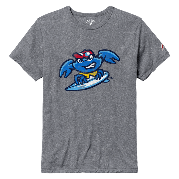 Jersey Shore BlueClaws Surfing Crab T-shirt