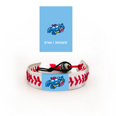 Jersey Shore BlueClaws Baseball Seam Bracelet