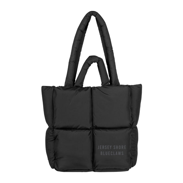 Jersey Shore BlueClaws Black Puffer Tote