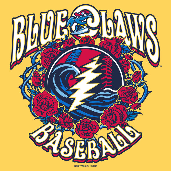 Jersey Shore BlueClaws 2025 Grateful Dead Night Tee