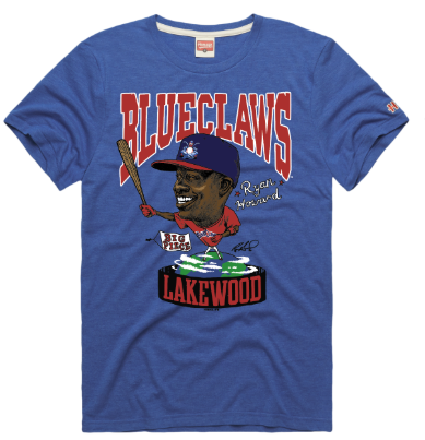 Jersey Shore BlueClaws Homage Ryan Howard T-Shirt