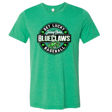 Jersey Shore BlueClaws Get Lucky Irish T-Shirt