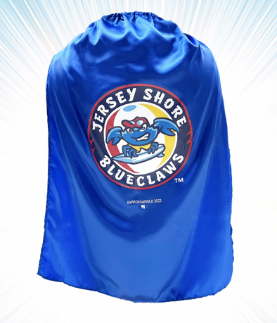 Jersey Shore BlueClaws Primary Logo Cape