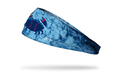 Jersey Shore BlueClaws JUNK Brands Tie Dye Crab Emblem Headband
