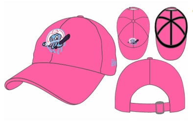 Jersey Shore BlueClaws New Era Copa Medusas Pink Adjustable Cap