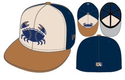 Jersey Shore BlueClaws New Era Copa Crab Emblem Bronze 59FIFTY