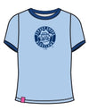 Jersey Shore BlueClaws Lusso Brand Ladies Nora Ringer T-Shirt