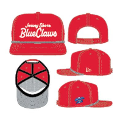 Jersey Shore BlueClaws New Era Golfer Snapback Cap