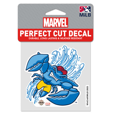 Jersey Shore BlueClaws Marvel’s Defenders of the Diamond Marvelized Logo Decal
