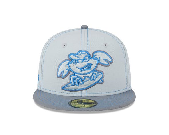 Jersey Shore BlueClaws New Era 59FIFTY Gray Pop Fitted