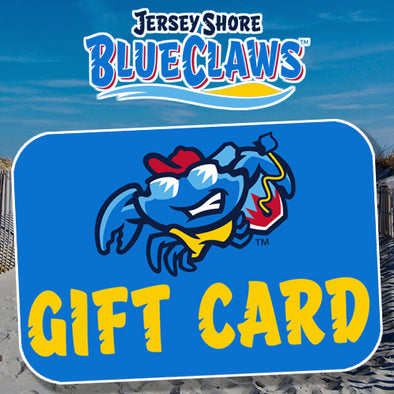 Jersey Shore BlueClaws Gift Card