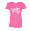 Jersey Shore BlueClaws Ladies Pink Boogie Board T-Shirt