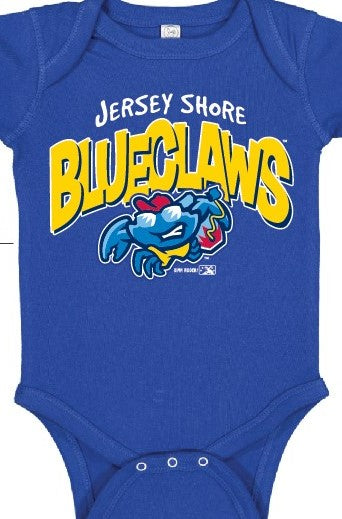 Jersey Shore BlueClaws Infant Onesie Boogie Board