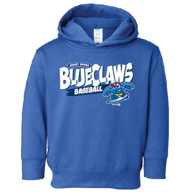 Jersey Shore BlueClaws Toddler Hoodie Surfing Crab