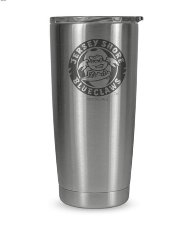 Jersey Shore BlueClaws Primary Logo Stainless Steel Tumbler